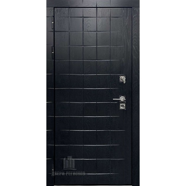 Дверь входная взломостойкая Сенатор ПЛЮС ALBERO BLACK, цвет альберо блэк рисунок грань